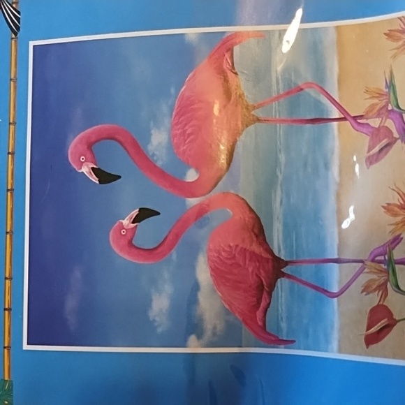 Flamingo Wall Decor Mural - Picture 4 of 5
